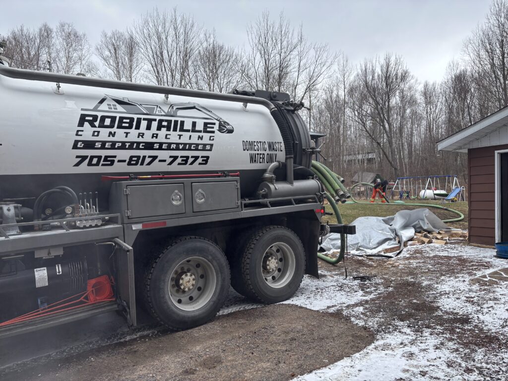 Septic Pumping by Robitaille Contracting