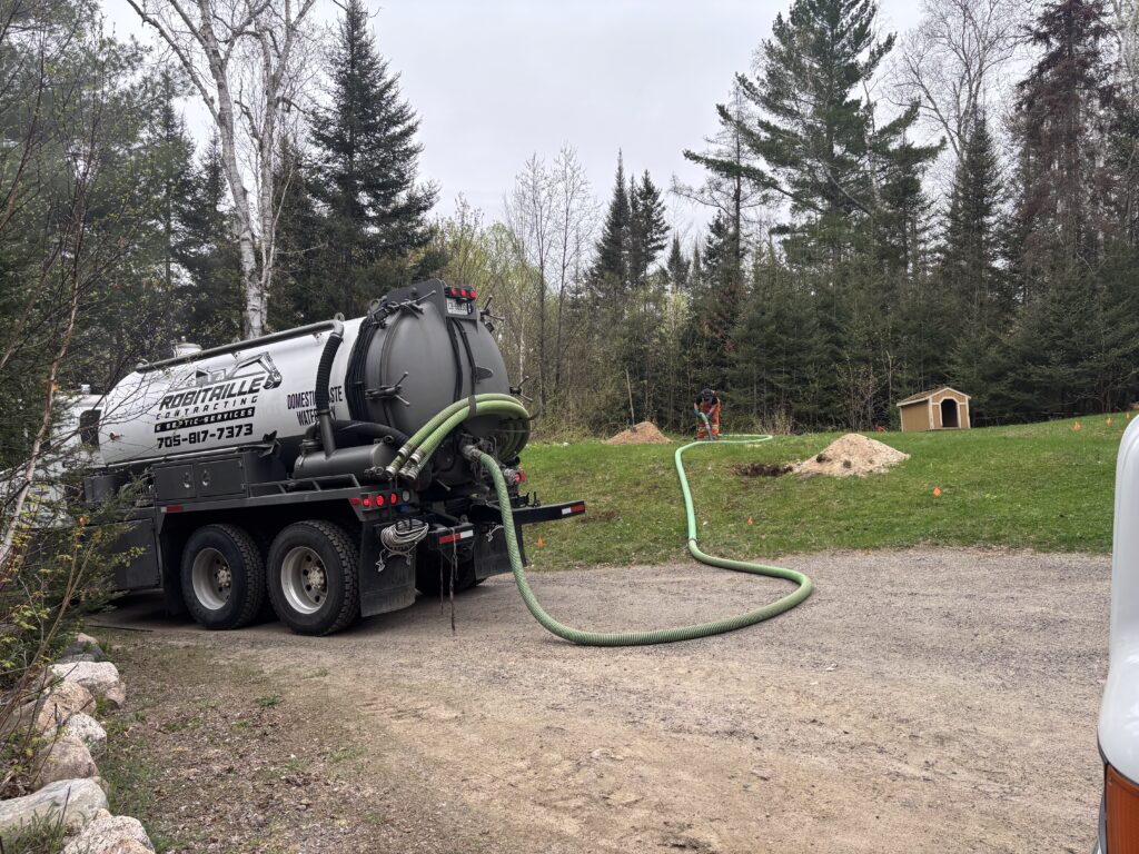 Robitaille Contracting Septic Pumping Services